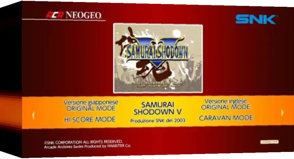 Aca Neogeo Samurai Shodown 5 — box-3D (WOR)
