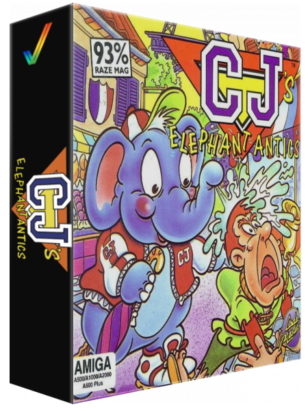 CJ's Elephant Antics — box-3D (CUS)