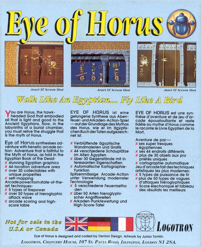 Eye Of Horus — box-2D-back (EU)