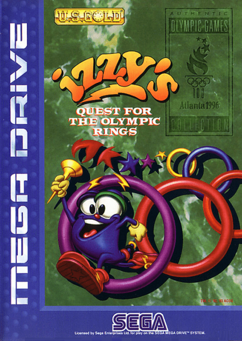 Izzy's Quest For The Olympic Rings — box-2D (EU)