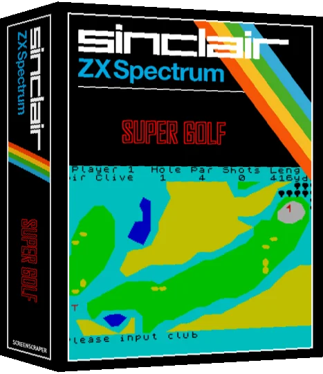 Super Golf — box-3D (SS)