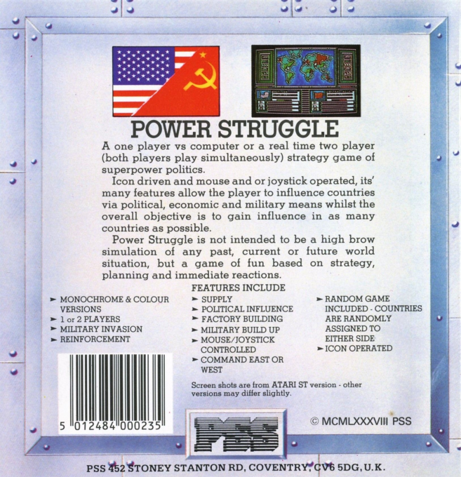 Power Struggle — box-2D-back (EU)