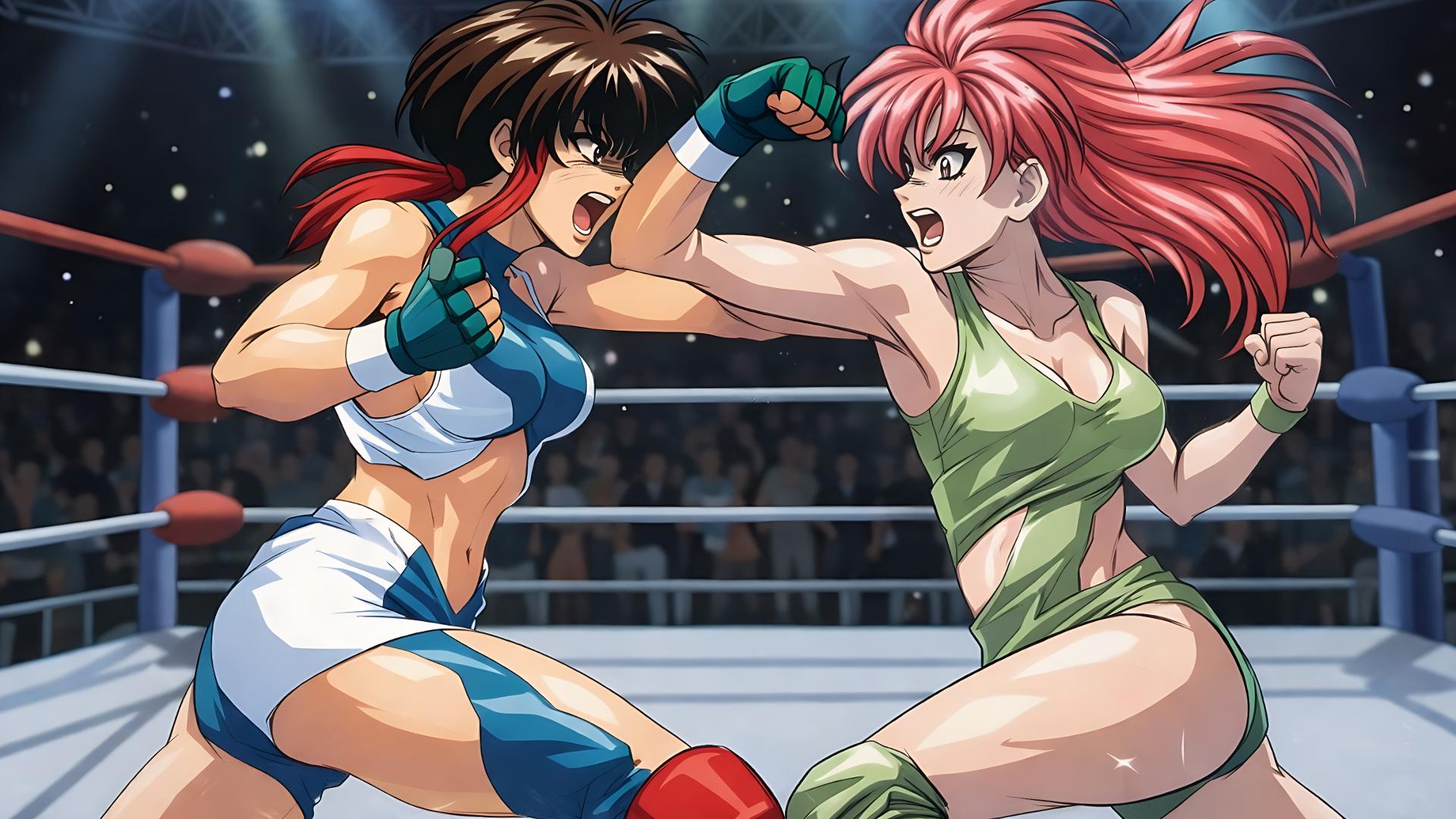 Bishoujo Wrestler Retsuden - Blizzard Yuki Rannyuu!! — fanart