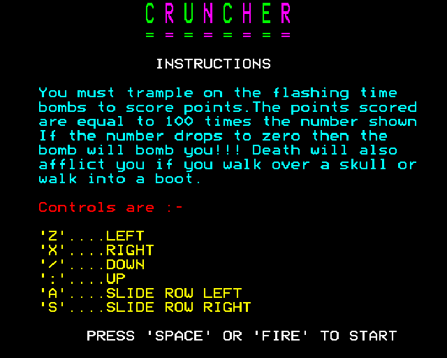 Cruncher — sstitle (WOR)