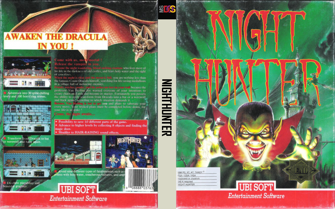 Night Hunter — box-texture (US)
