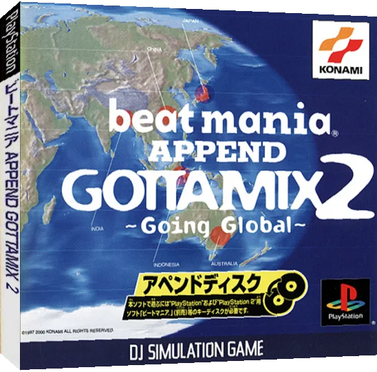 Beat Mania Append Gottamix 2 - Going Global — box-3D (JP)
