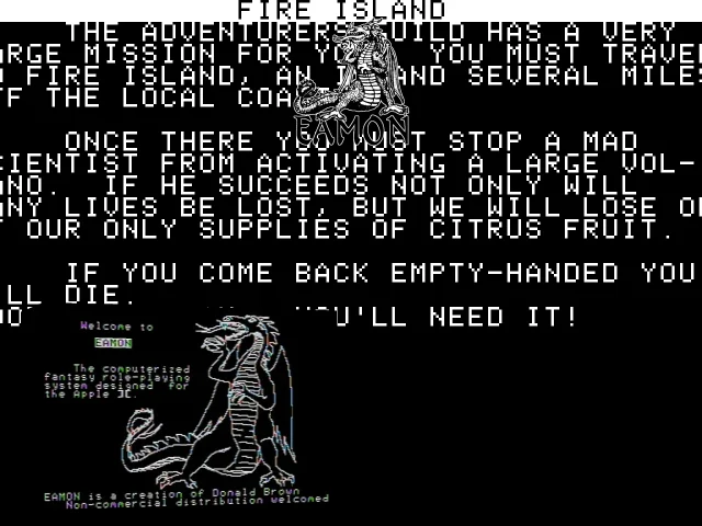 Eamon 110 - Fire Island — mixrbv2 (WOR)
