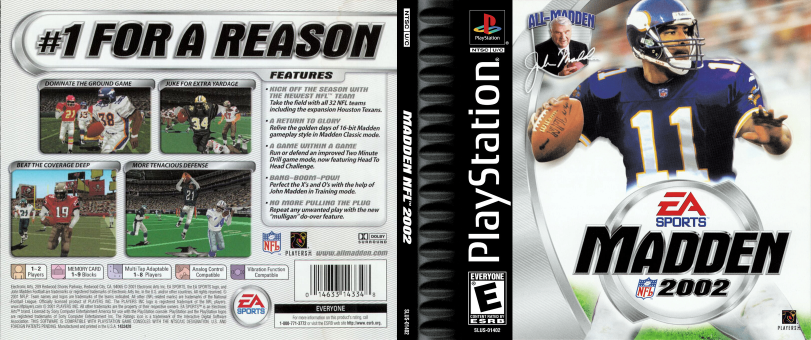 Madden NFL 2002 — box-texture (US)