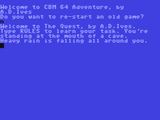 Quest, The — ss (WOR)