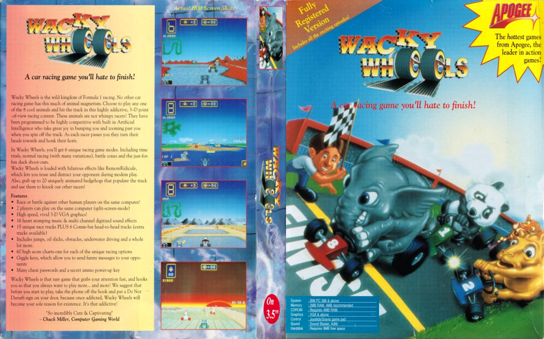 Wacky Wheels — box-texture (US)