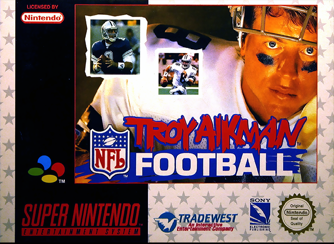 Troy Aikman Nfl Football — box-2D (EU)