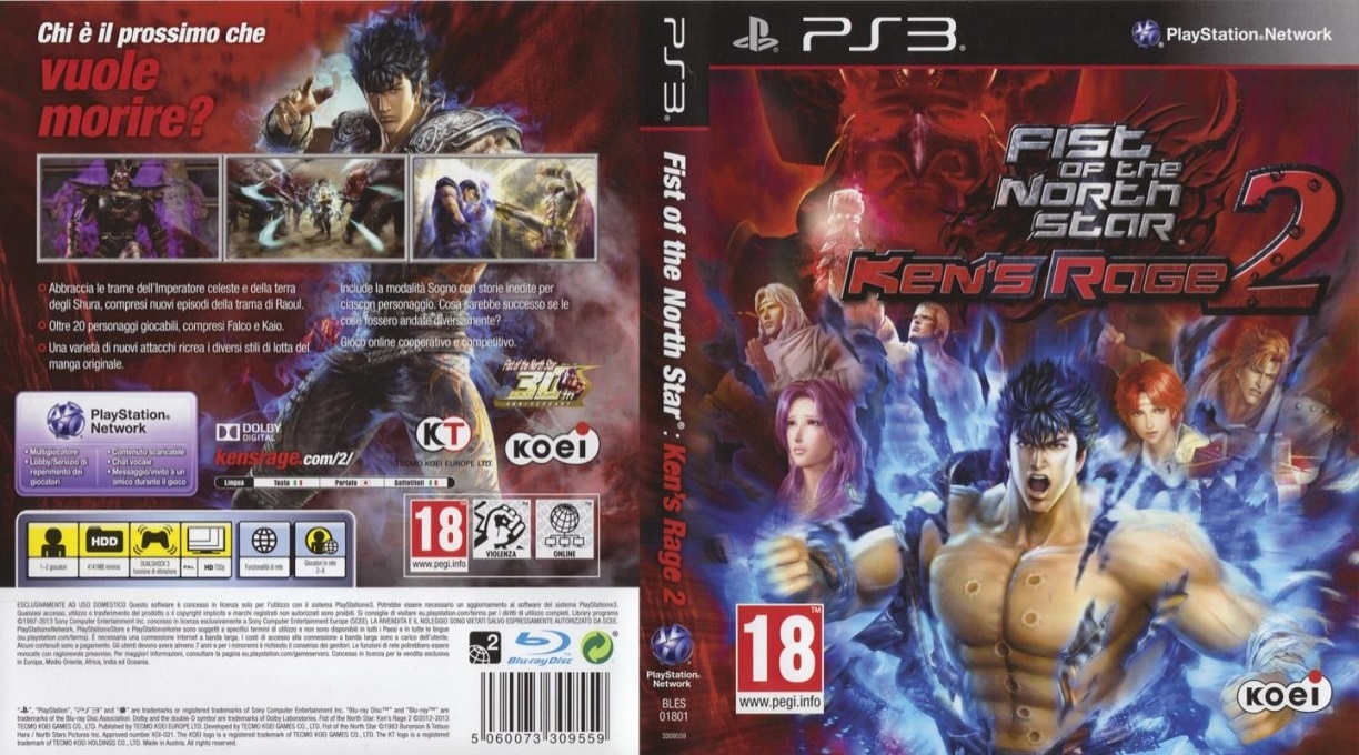 Fist of the North Star - Ken's Rage 2 — box-texture (IT)