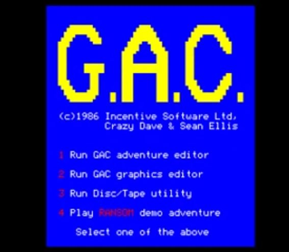 Graphics Adventure Creator, The — sstitle (WOR)