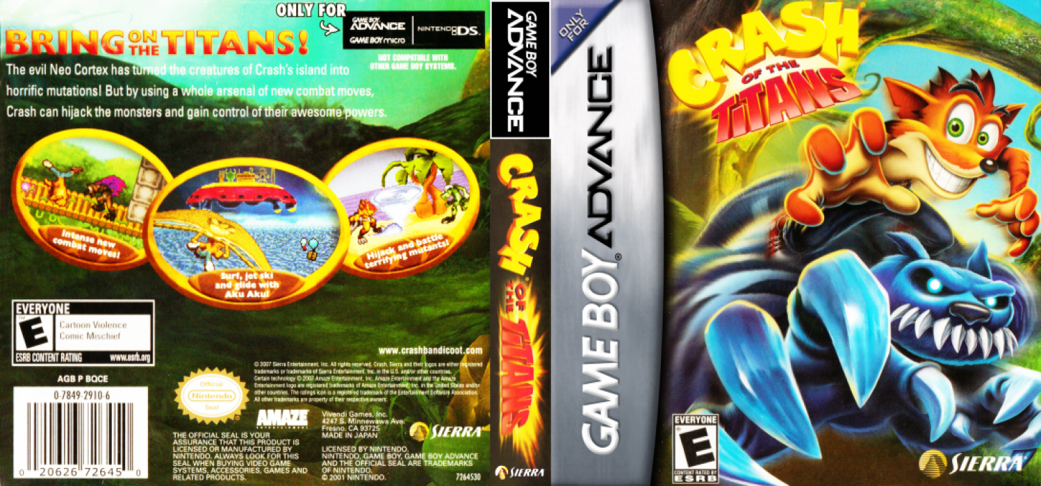 Crash Of The Titans — box-texture (US)