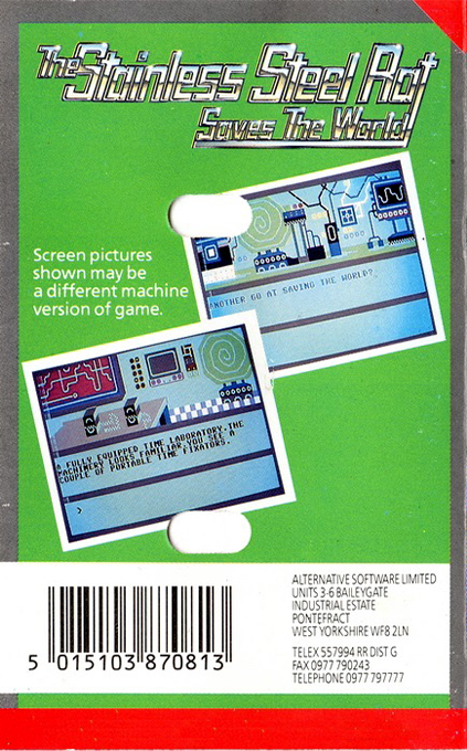 The Stainless Steel Rat Saves the World — box-2D-back (EU)