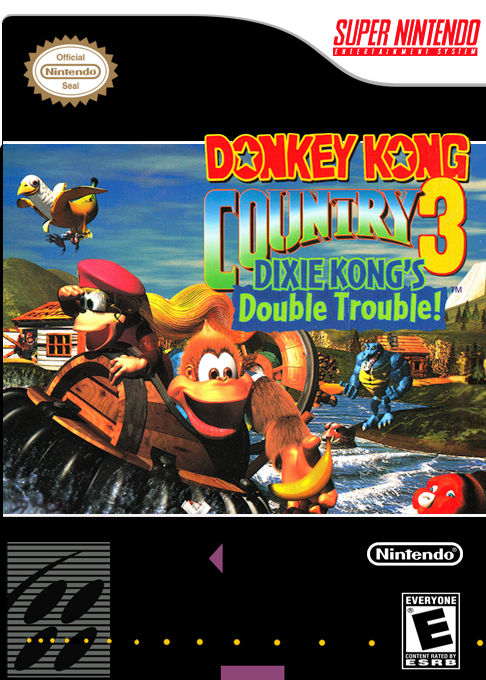 Donkey Kong Country 3 - Dixie Kong's Double Trouble box art