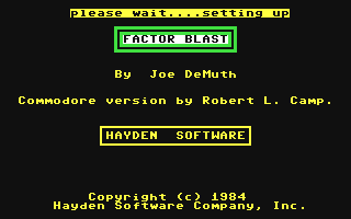 Factor Blast — sstitle (WOR)