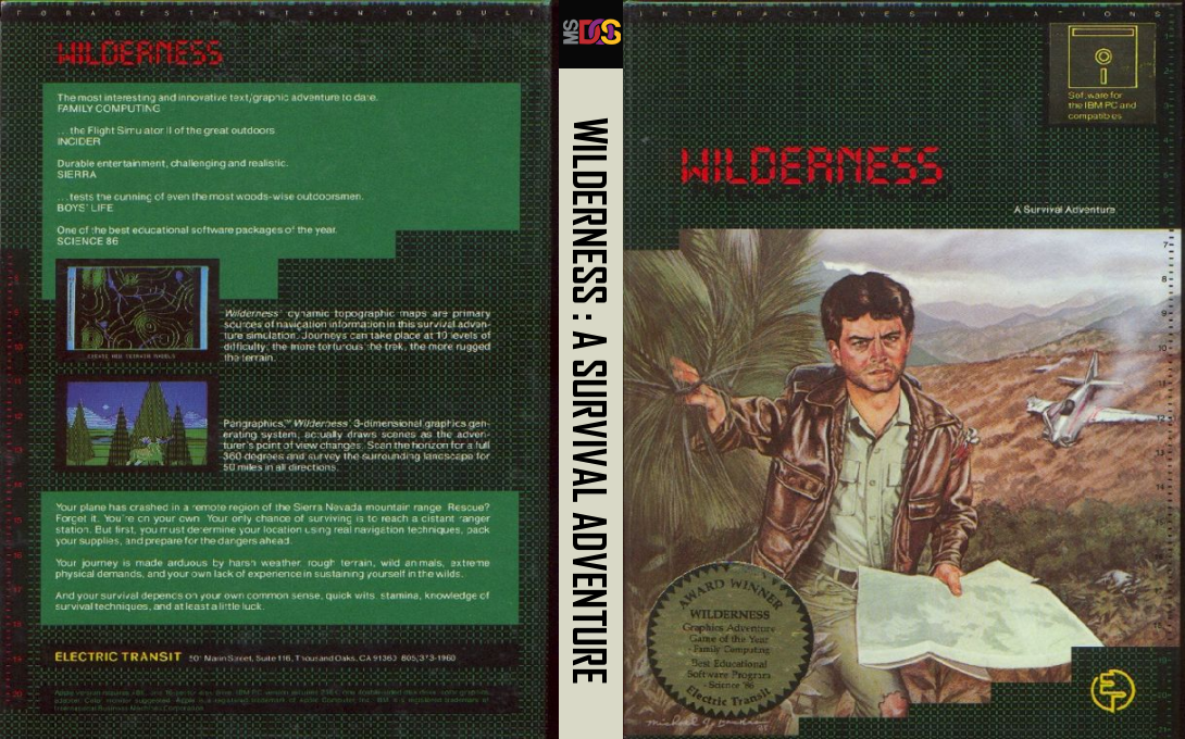 Wilderness - A Survival Adventure — box-texture (US)