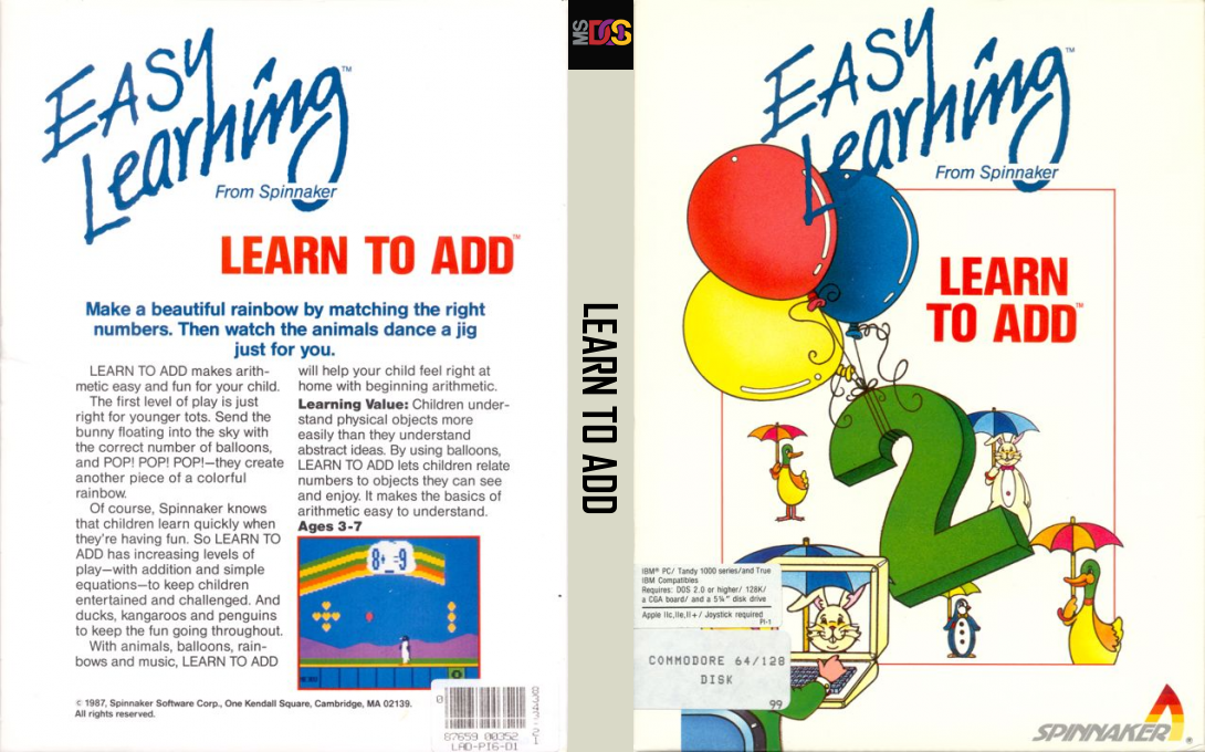 Learn To Add — box-texture (US)