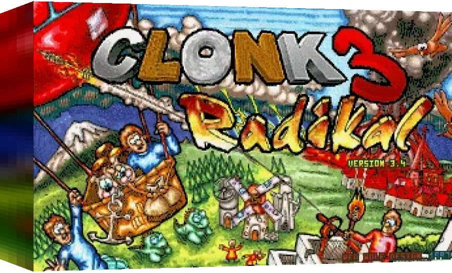 Clonk 3: Radikal — box-3D (WOR)