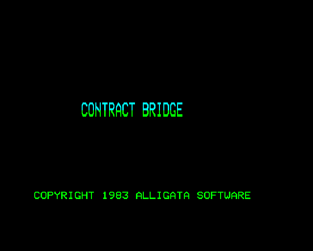 Contract Bridge — sstitle (WOR)
