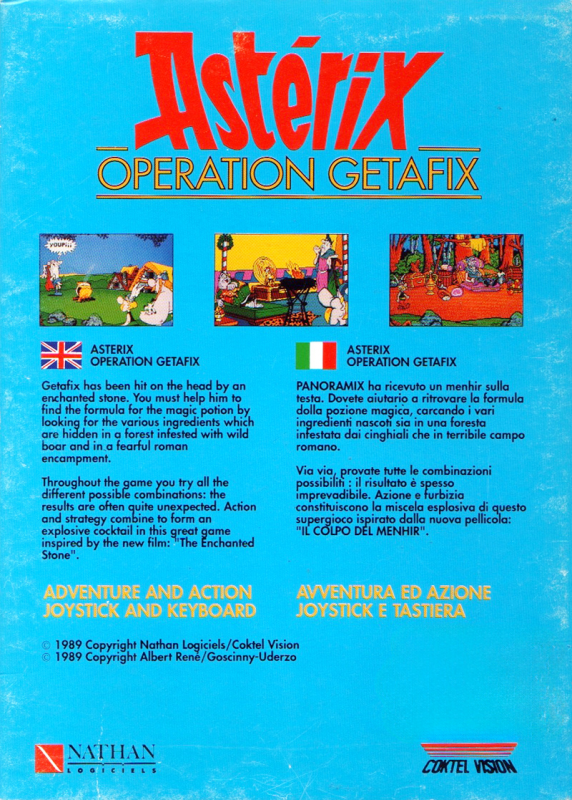 Asterix - Operation Getafix — box-2D-back (EU)