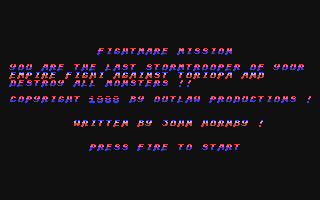Fightmare Mission — sstitle (WOR)