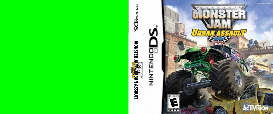Monster Jam - Urban Assault — box-texture (US)