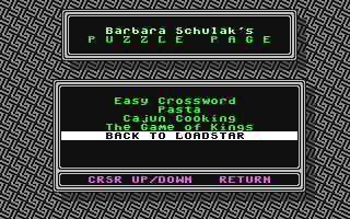The Puzzle Page #184 — ss (WOR)