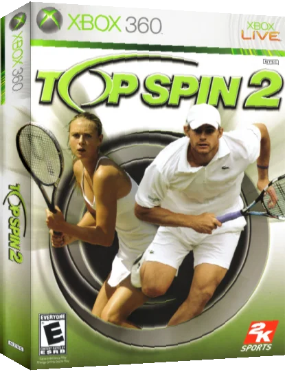 Top Spin 2 — box-3D (US)