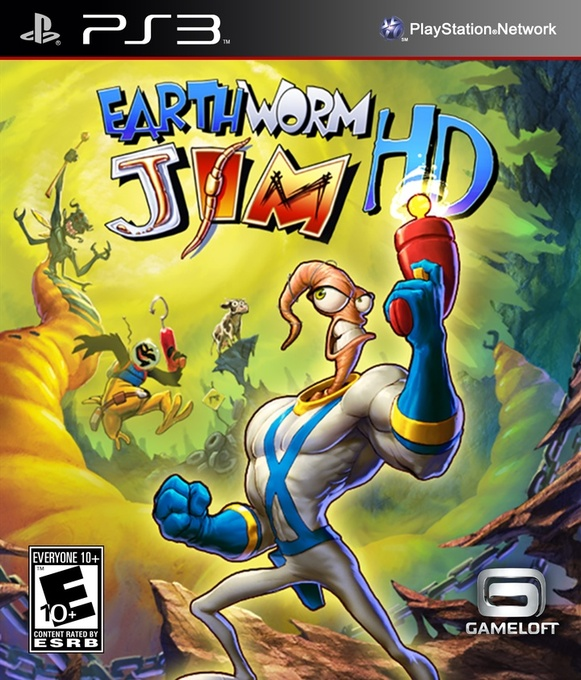 Earthworm Jim HD — box-2D (US)