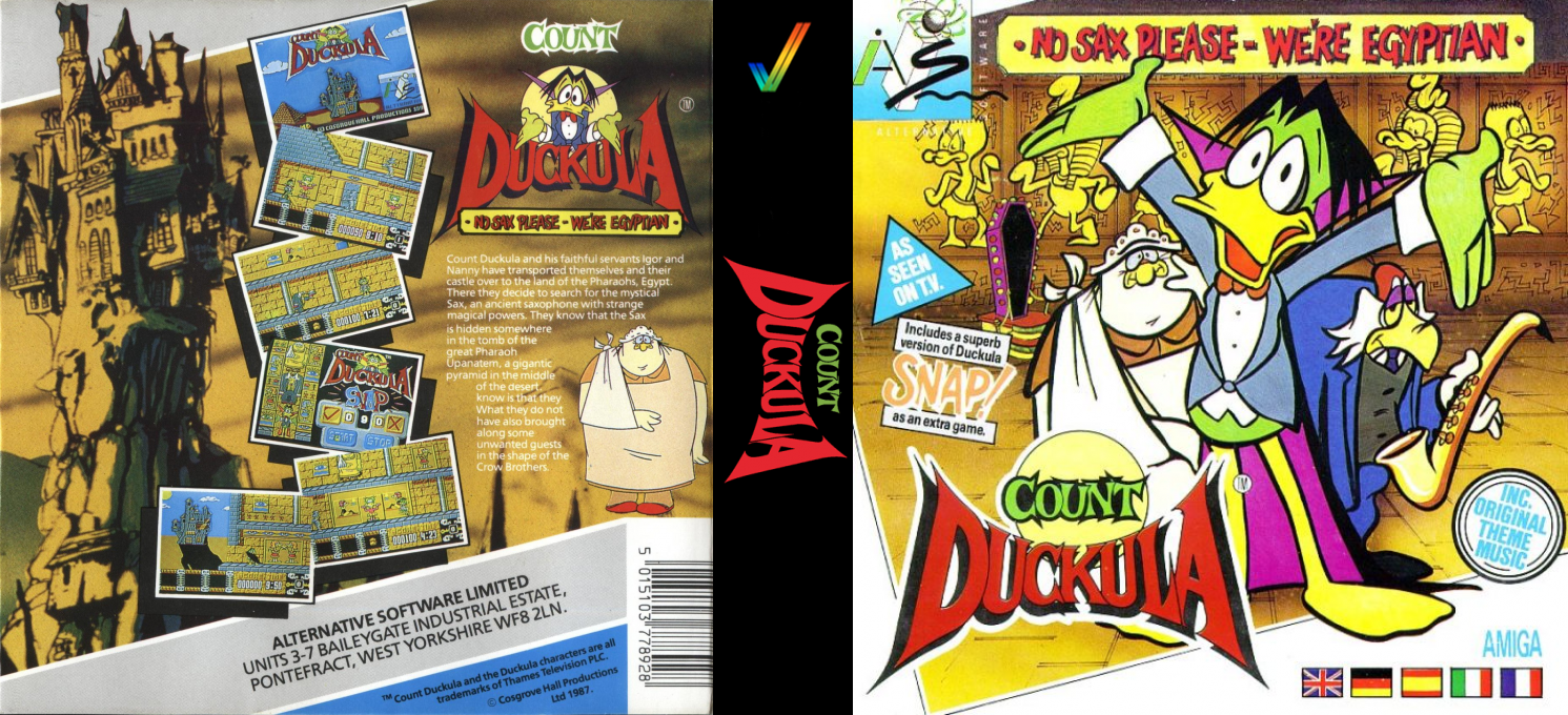Count Duckula in No Sax Please - We're Egyptian — box-texture (CUS)