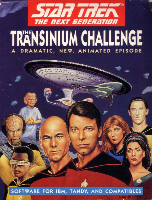Star Trek The Next Generation - The Transinium Challenge box art