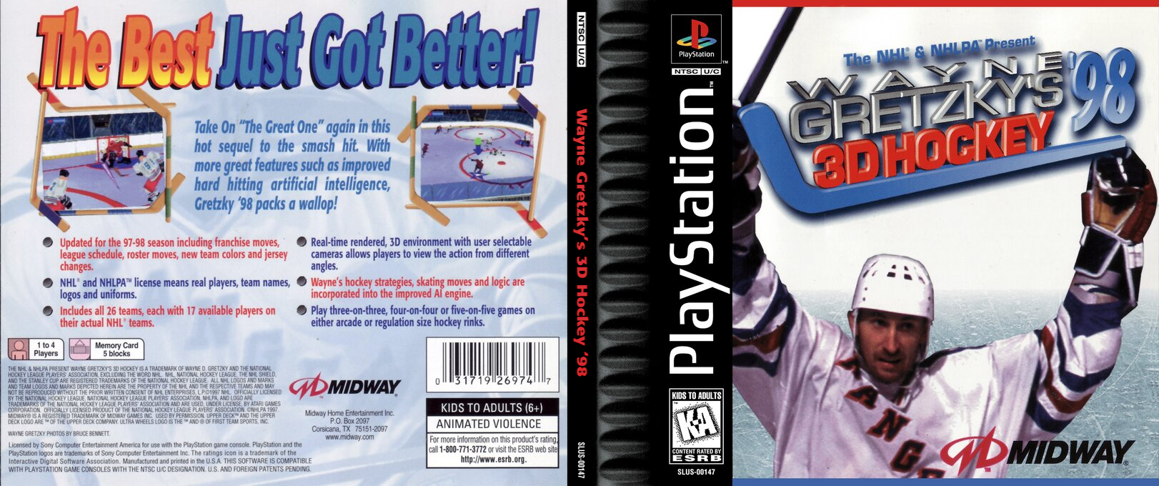 Wayne Gretzky's 3d Hockey '98 — box-texture (US)