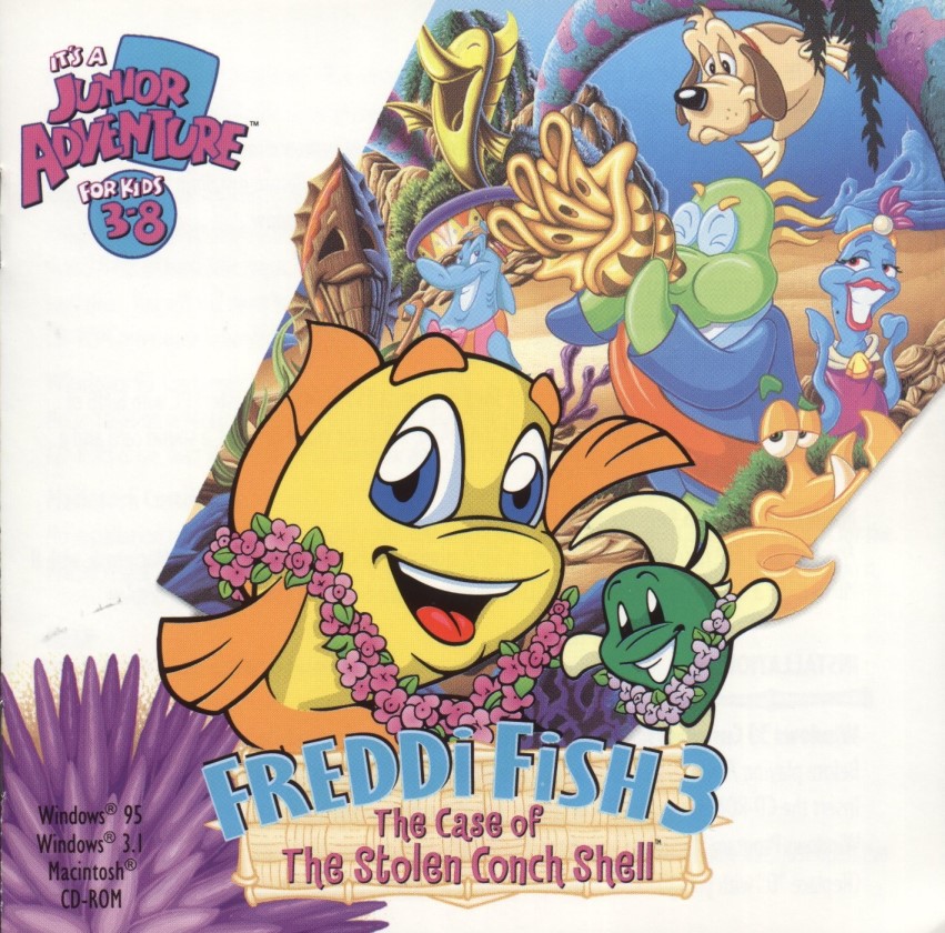 Freddi Fish 3: The Case of the Stolen Conch Shell box art