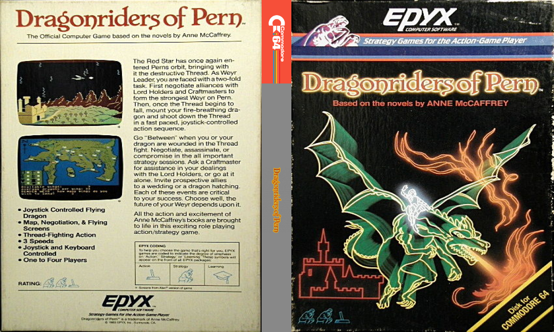 Dragonriders of Pern — box-texture (US)
