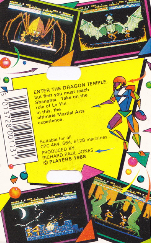 Shanghai Karate — box-2D-back (EU)
