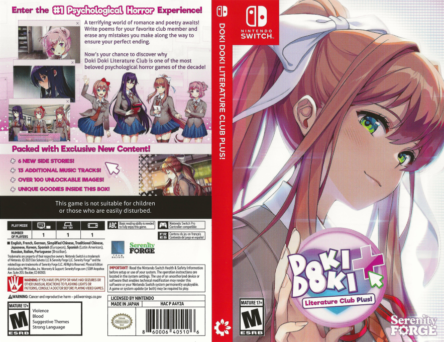 Doki Doki Literature Club Plus! — box-texture (US)