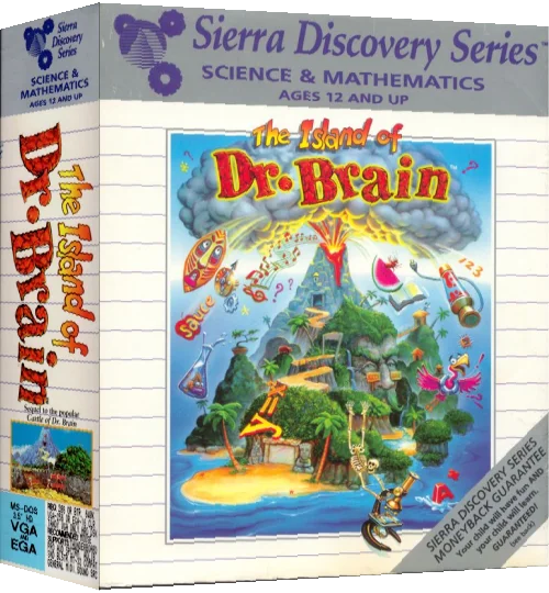 Island Of Dr. Brain — box-3D (US)