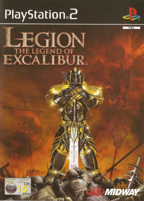 Legion - The Legend of Excalibur — box-2D (EU)
