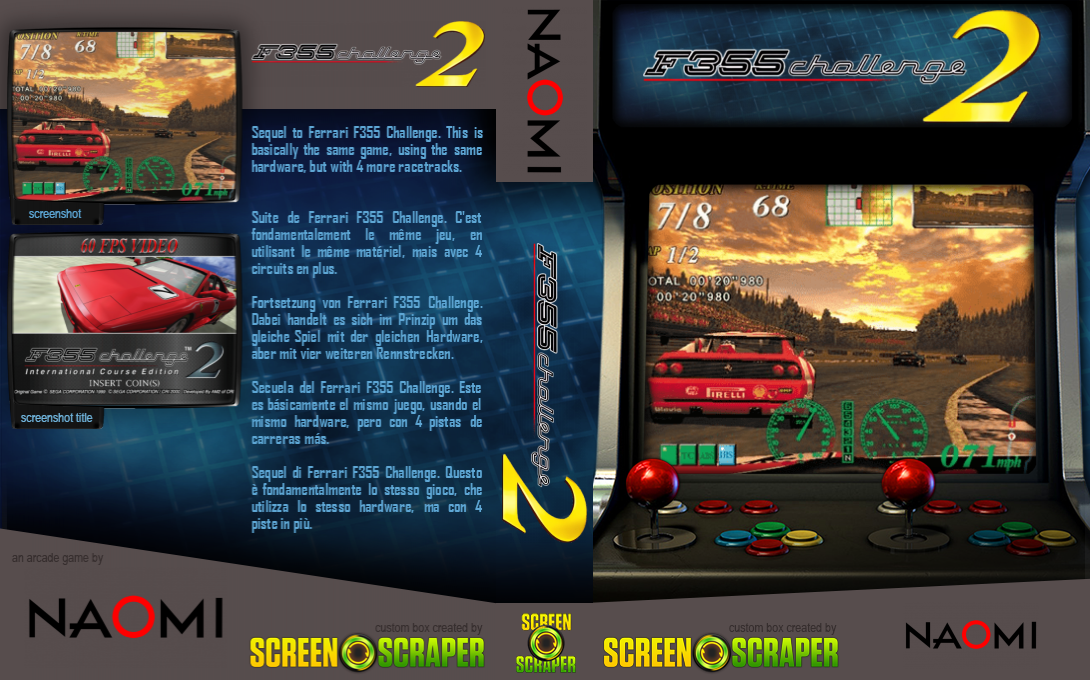 F355 Challenge 2: International Course Edition — box-texture (SS)
