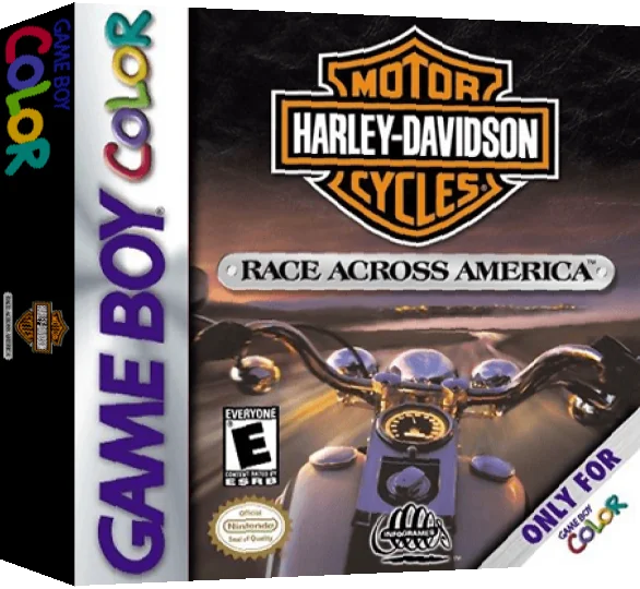 Harley-Davidson Motor Cycles - Race Across America — box-3D (US)