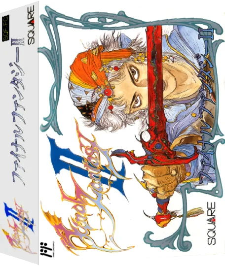 Final Fantasy II — box-3D (JP)