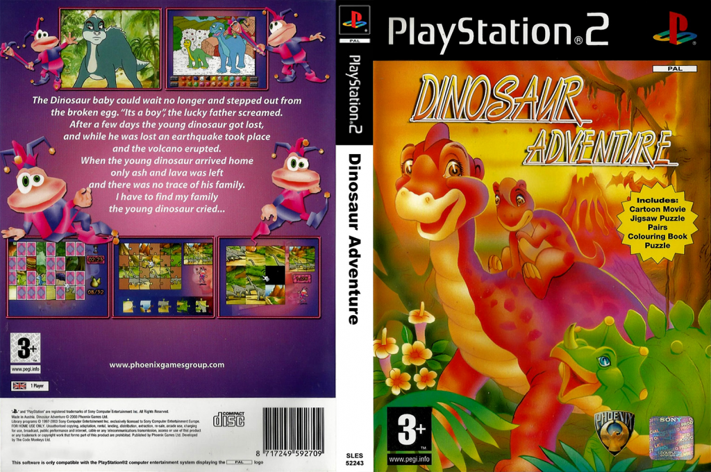 Dinosaur Adventure — box-texture (EU)