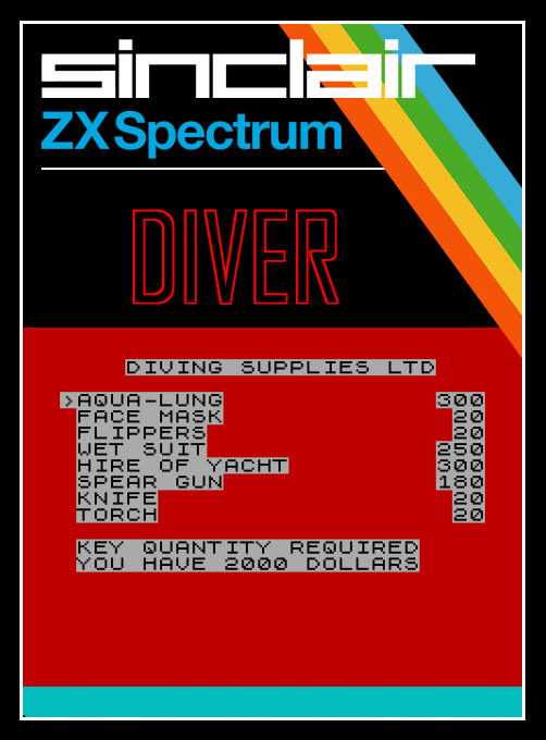 Diver box art