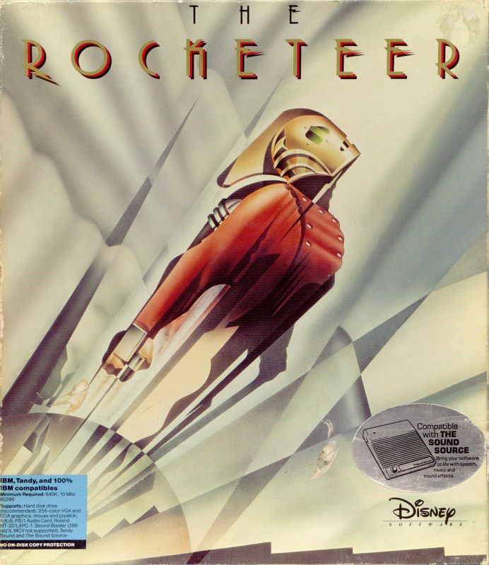 Rocketeer, The box art