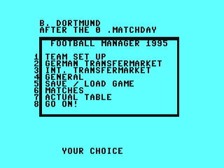 Football Manager '95 — ss (WOR)