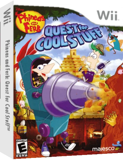Disney Phineas and Ferb - Quest for Cool Stuff — box-3D (US)