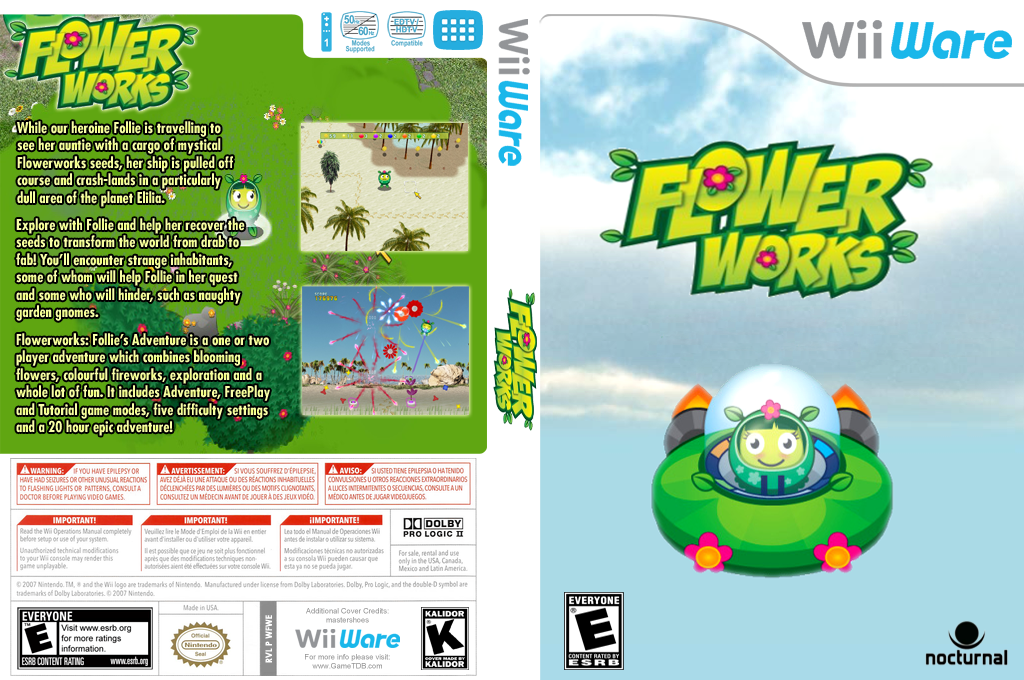 Flowerworks - Follie's Adventure — box-texture (US)