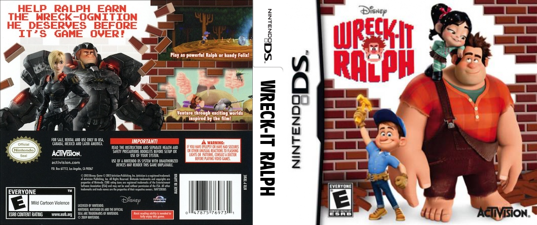Wreck-It Ralph — box-texture (US)